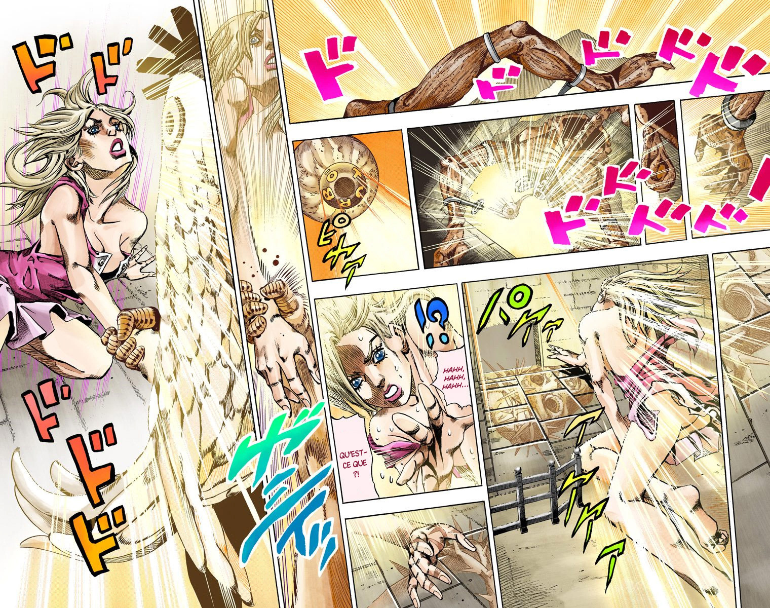 Read JoJo_s Bizarre Adventure Part 7 Steel Ball Run Official Colored FR Manga Online