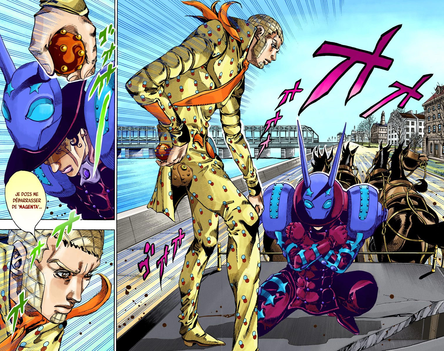 Read JoJo_s Bizarre Adventure Part 7 Steel Ball Run Official Colored FR Manga Online