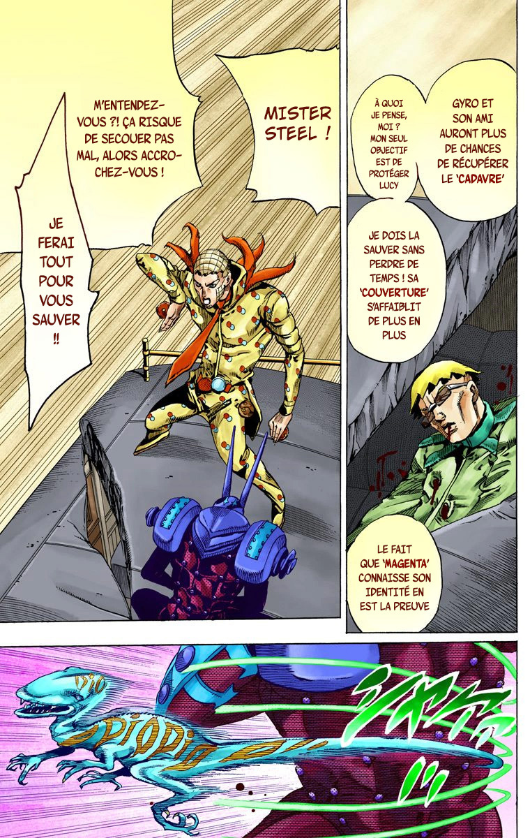 Read JoJo_s Bizarre Adventure Part 7 Steel Ball Run Official Colored FR Manga Online