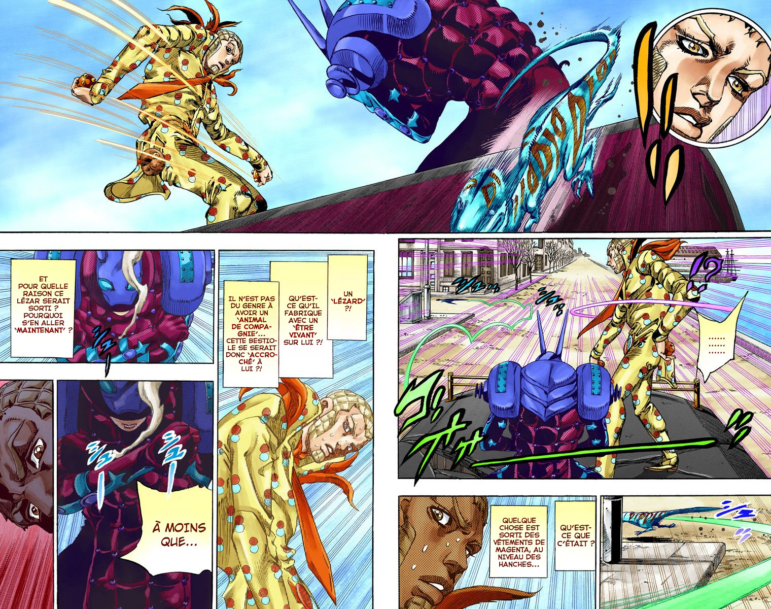 Read JoJo_s Bizarre Adventure Part 7 Steel Ball Run Official Colored FR Manga Online