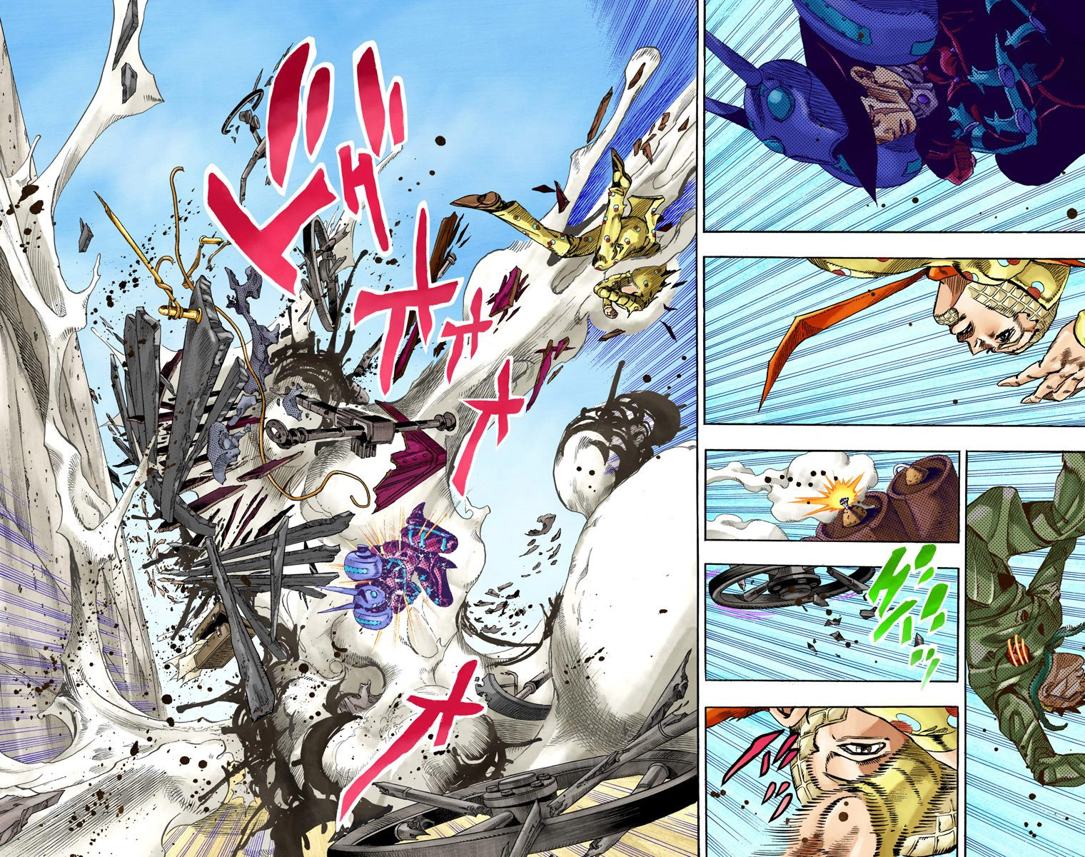 Read JoJo_s Bizarre Adventure Part 7 Steel Ball Run Official Colored FR Manga Online