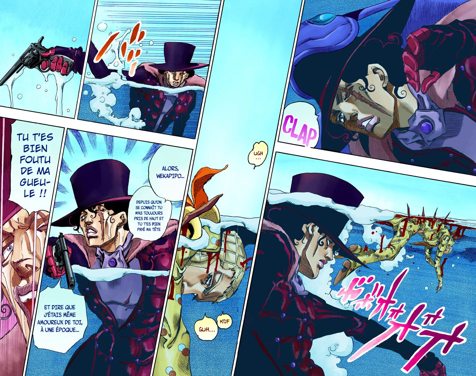 Read JoJo_s Bizarre Adventure Part 7 Steel Ball Run Official Colored FR Manga Online