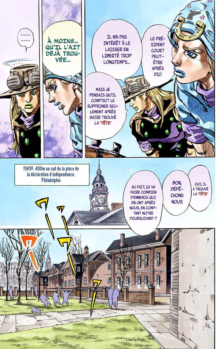 Read JoJo_s Bizarre Adventure Part 7 Steel Ball Run Official Colored FR Manga Online