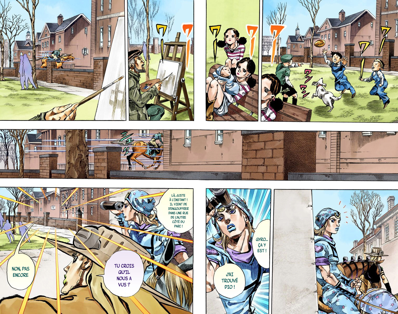 Read JoJo_s Bizarre Adventure Part 7 Steel Ball Run Official Colored FR Manga Online