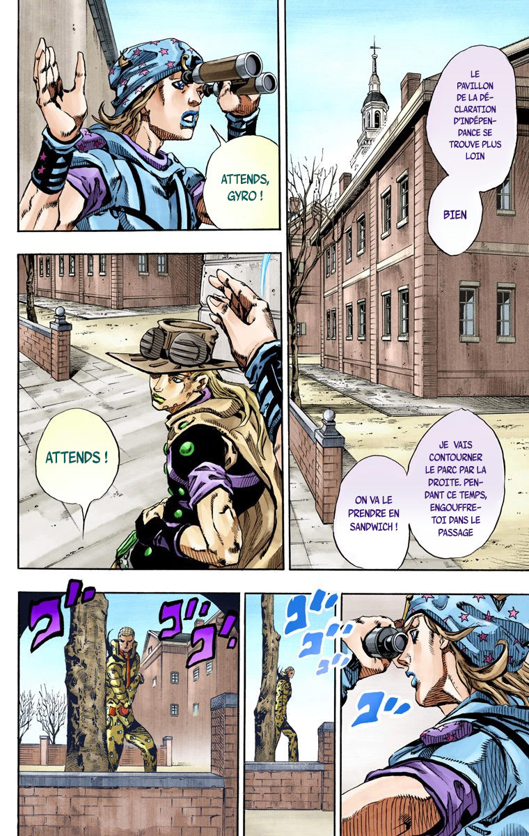 Read JoJo_s Bizarre Adventure Part 7 Steel Ball Run Official Colored FR Manga Online