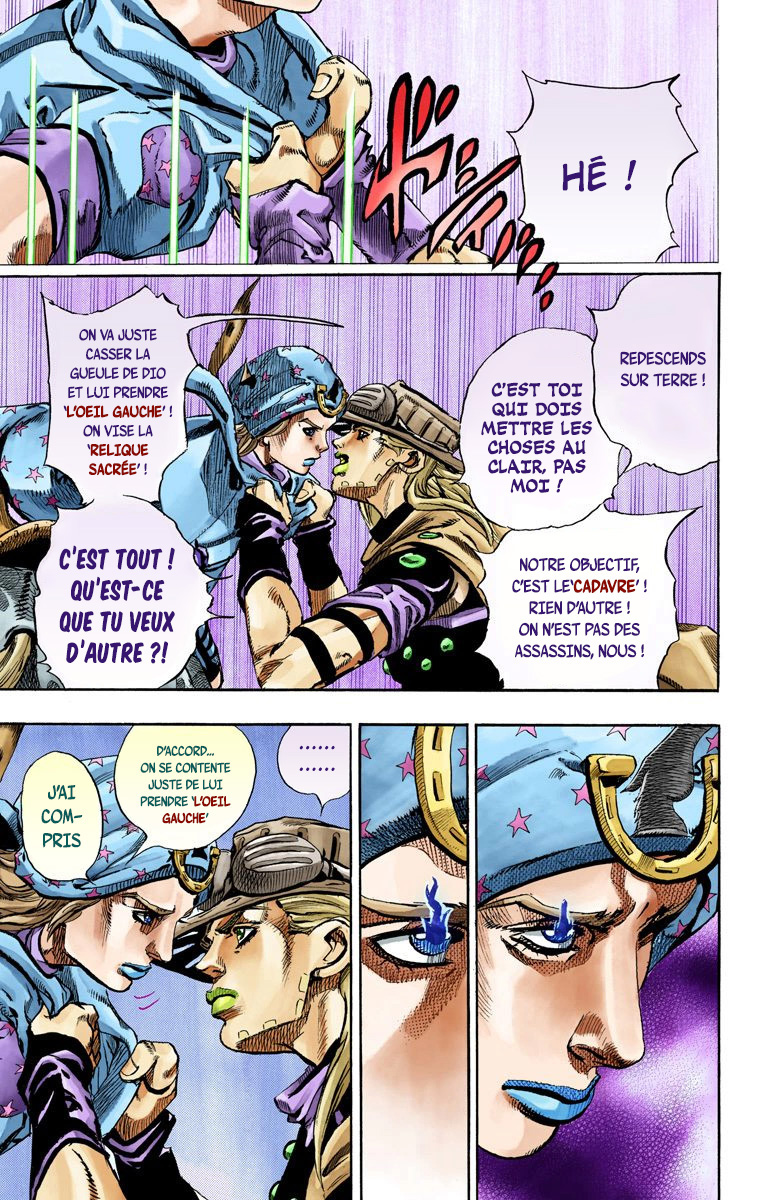 Read JoJo_s Bizarre Adventure Part 7 Steel Ball Run Official Colored FR Manga Online
