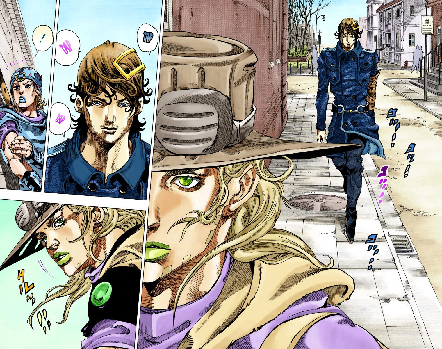 Read JoJo_s Bizarre Adventure Part 7 Steel Ball Run Official Colored FR Manga Online