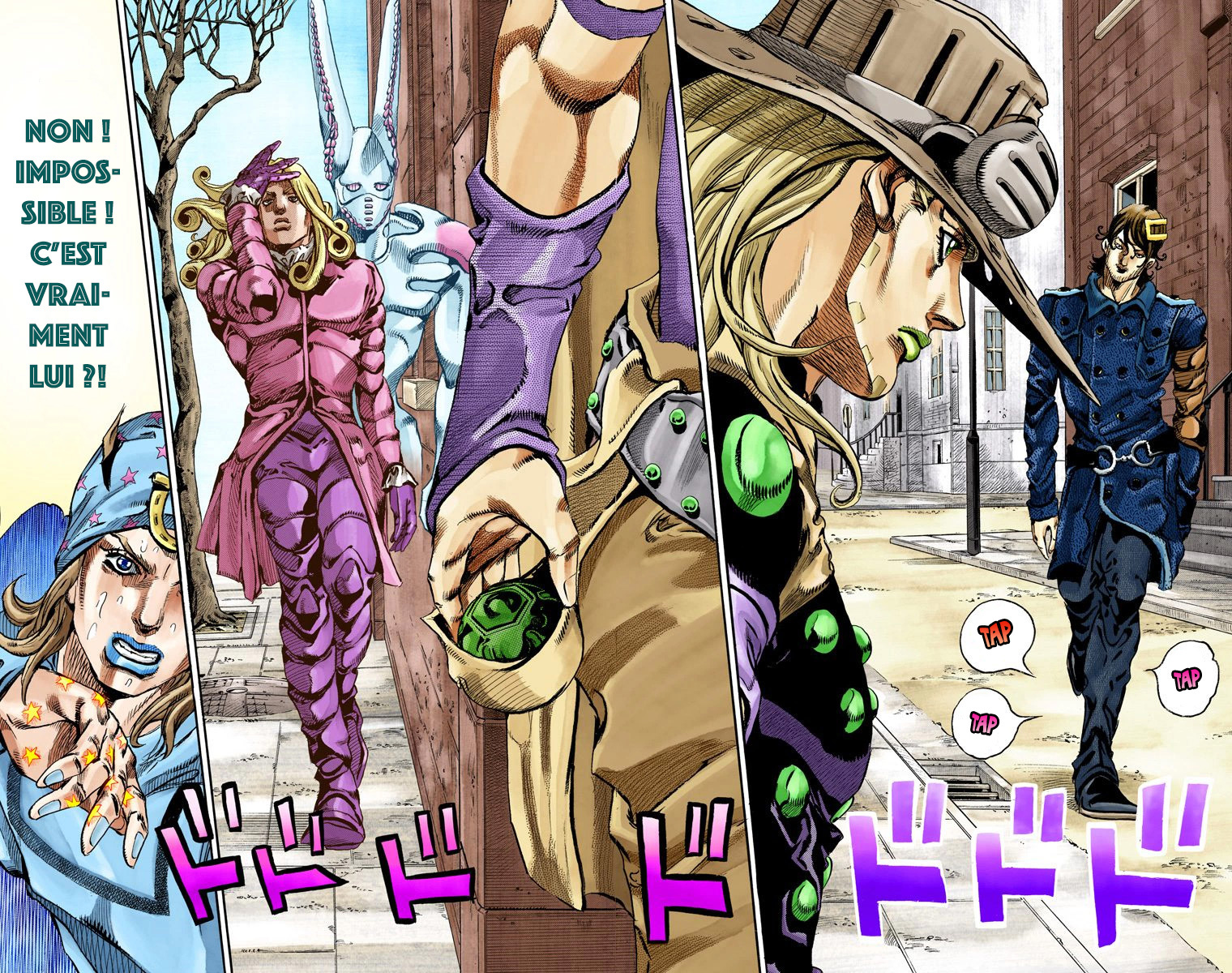 Read JoJo_s Bizarre Adventure Part 7 Steel Ball Run Official Colored FR Manga Online