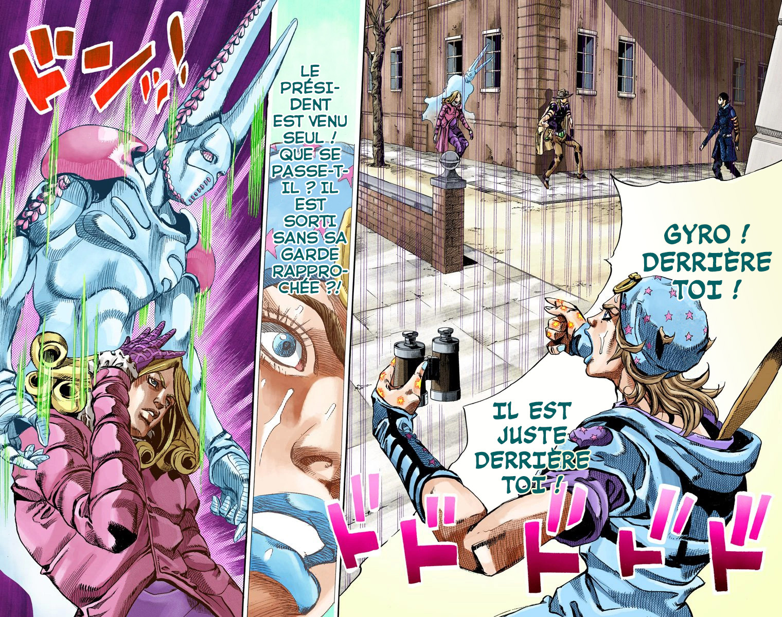 Read JoJo_s Bizarre Adventure Part 7 Steel Ball Run Official Colored FR Manga Online
