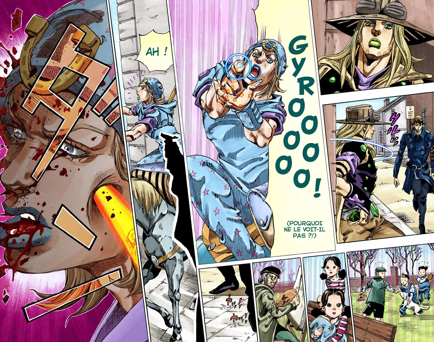 Read JoJo_s Bizarre Adventure Part 7 Steel Ball Run Official Colored FR Manga Online