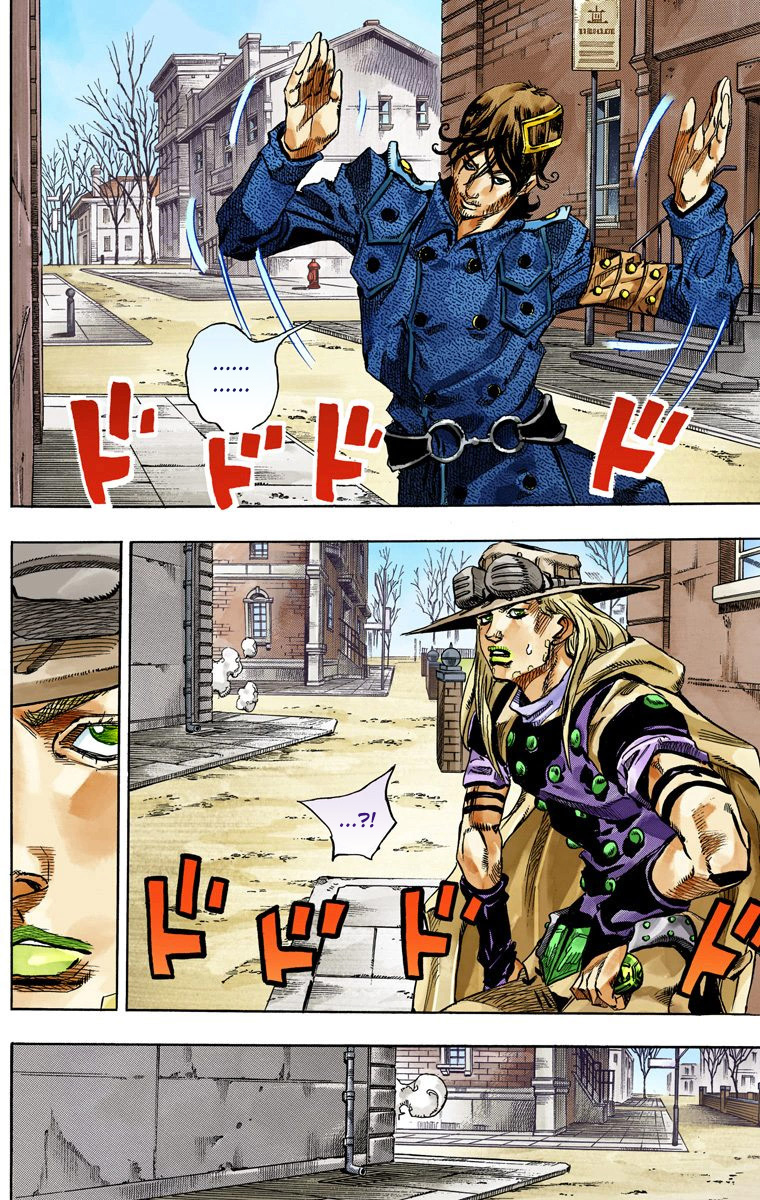 Read JoJo_s Bizarre Adventure Part 7 Steel Ball Run Official Colored FR Manga Online