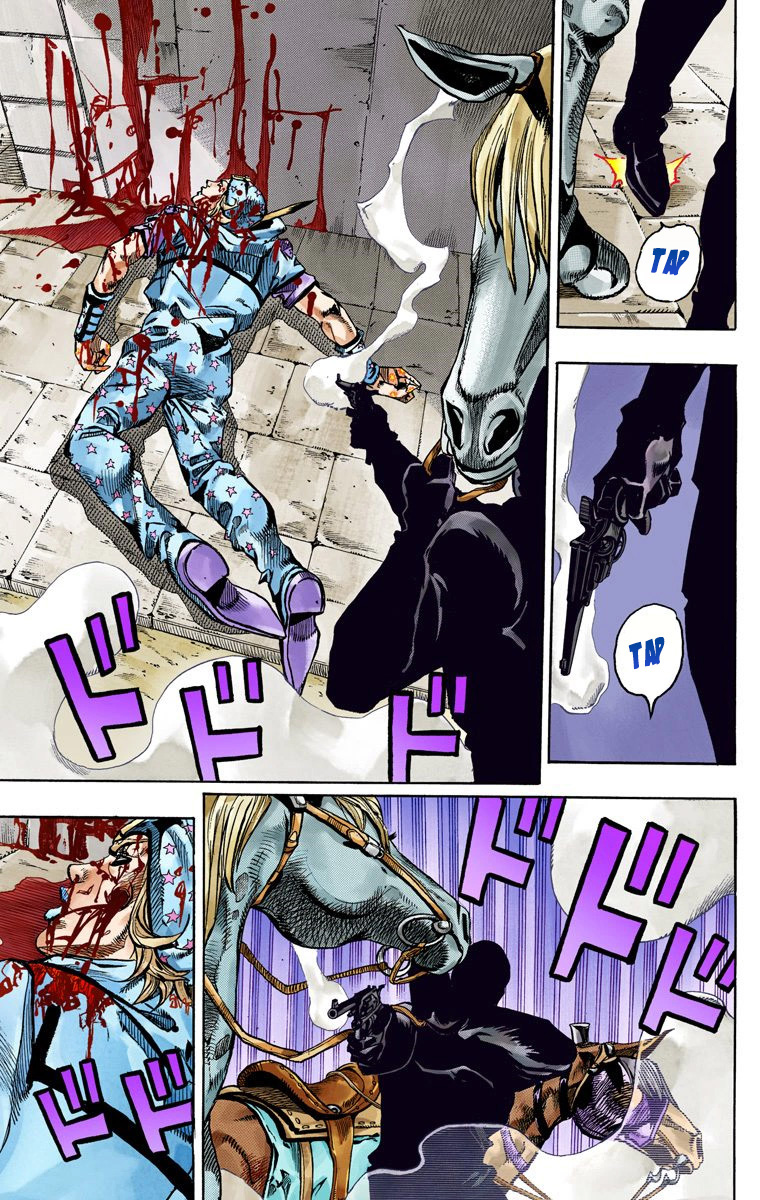 Read JoJo_s Bizarre Adventure Part 7 Steel Ball Run Official Colored FR Manga Online