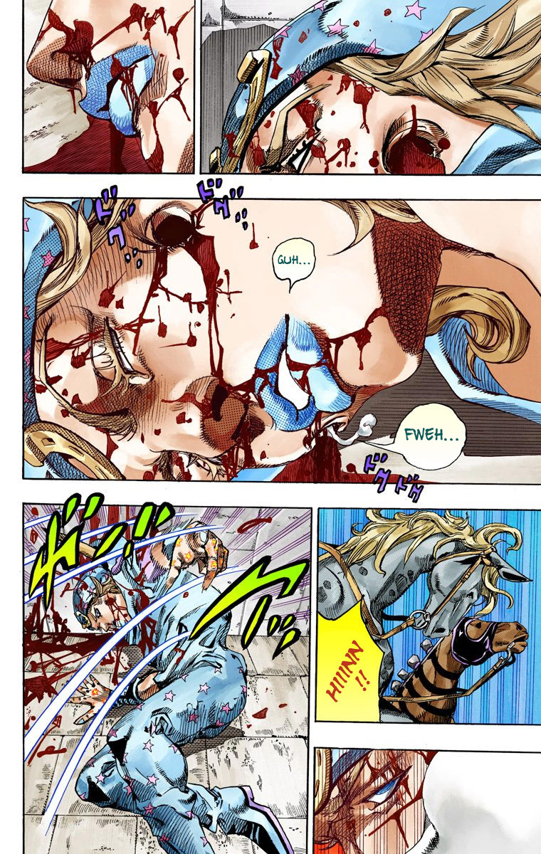Read JoJo_s Bizarre Adventure Part 7 Steel Ball Run Official Colored FR Manga Online