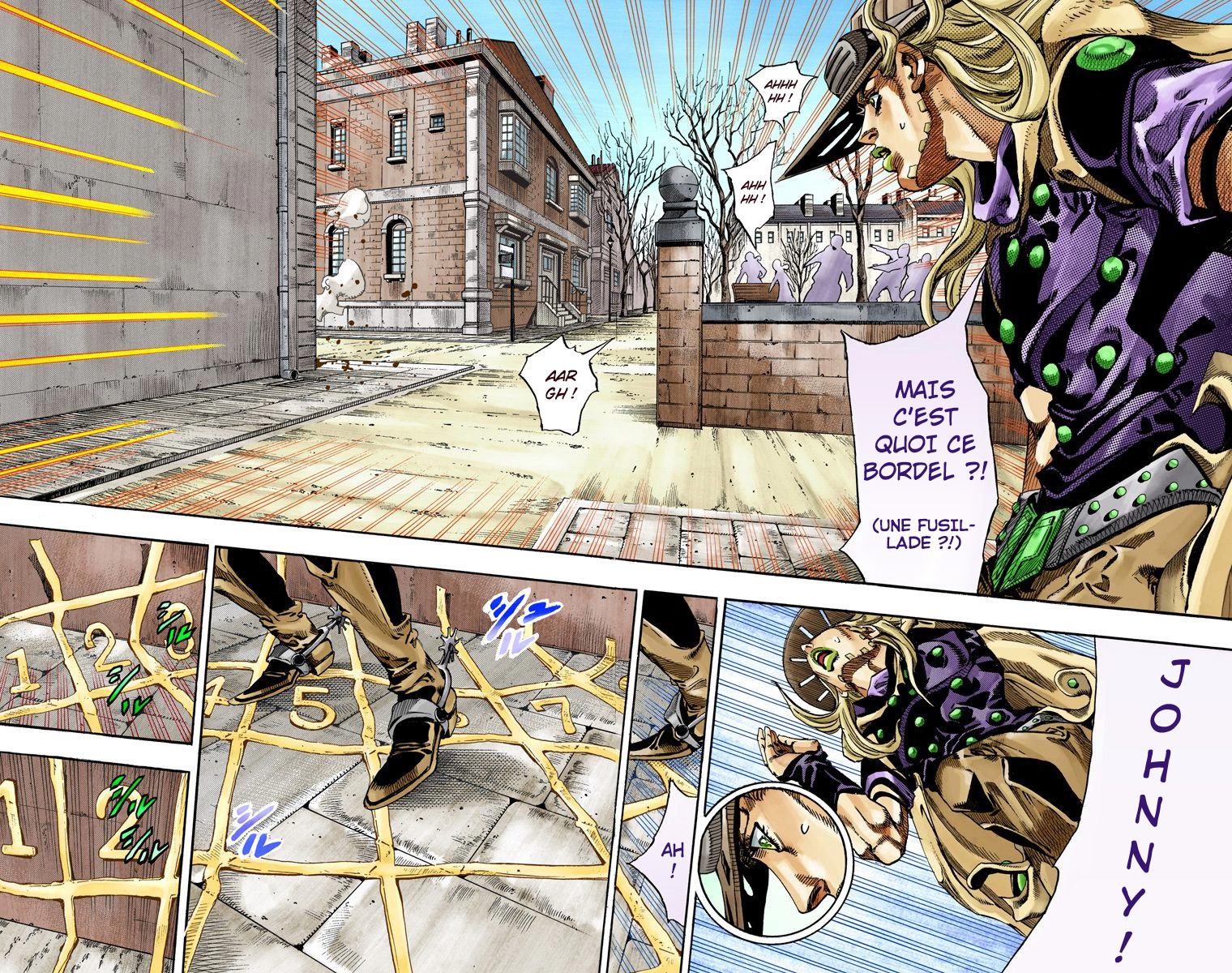 Read JoJo_s Bizarre Adventure Part 7 Steel Ball Run Official Colored FR Manga Online