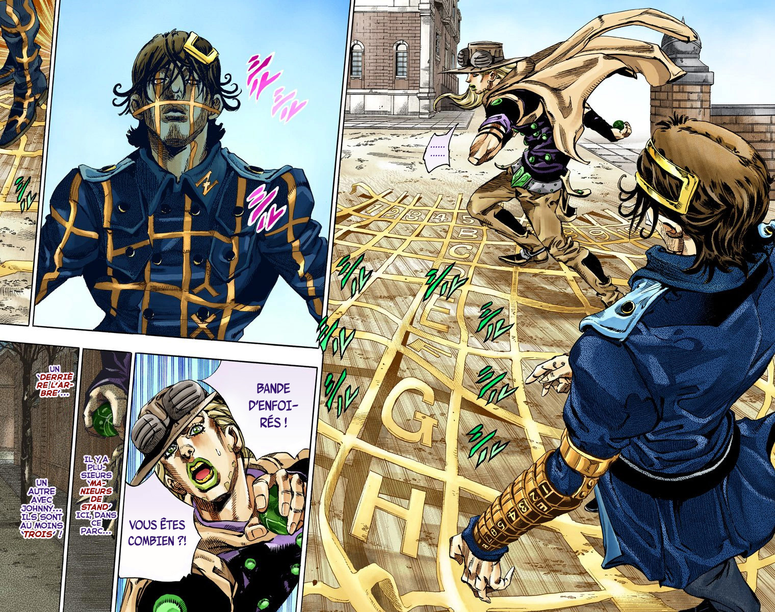 Read JoJo_s Bizarre Adventure Part 7 Steel Ball Run Official Colored FR Manga Online