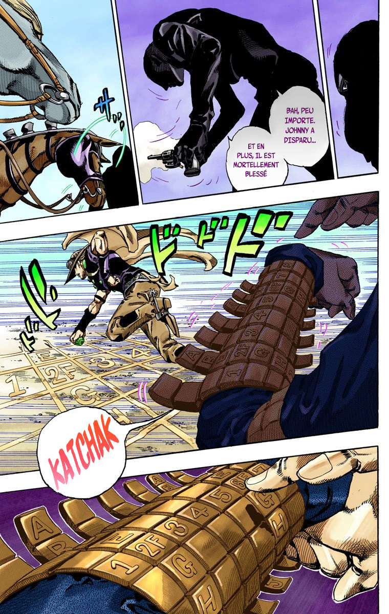 Read JoJo_s Bizarre Adventure Part 7 Steel Ball Run Official Colored FR Manga Online