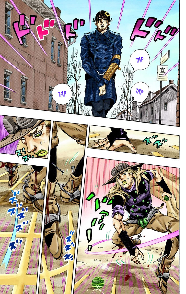 Read JoJo_s Bizarre Adventure Part 7 Steel Ball Run Official Colored FR Manga Online