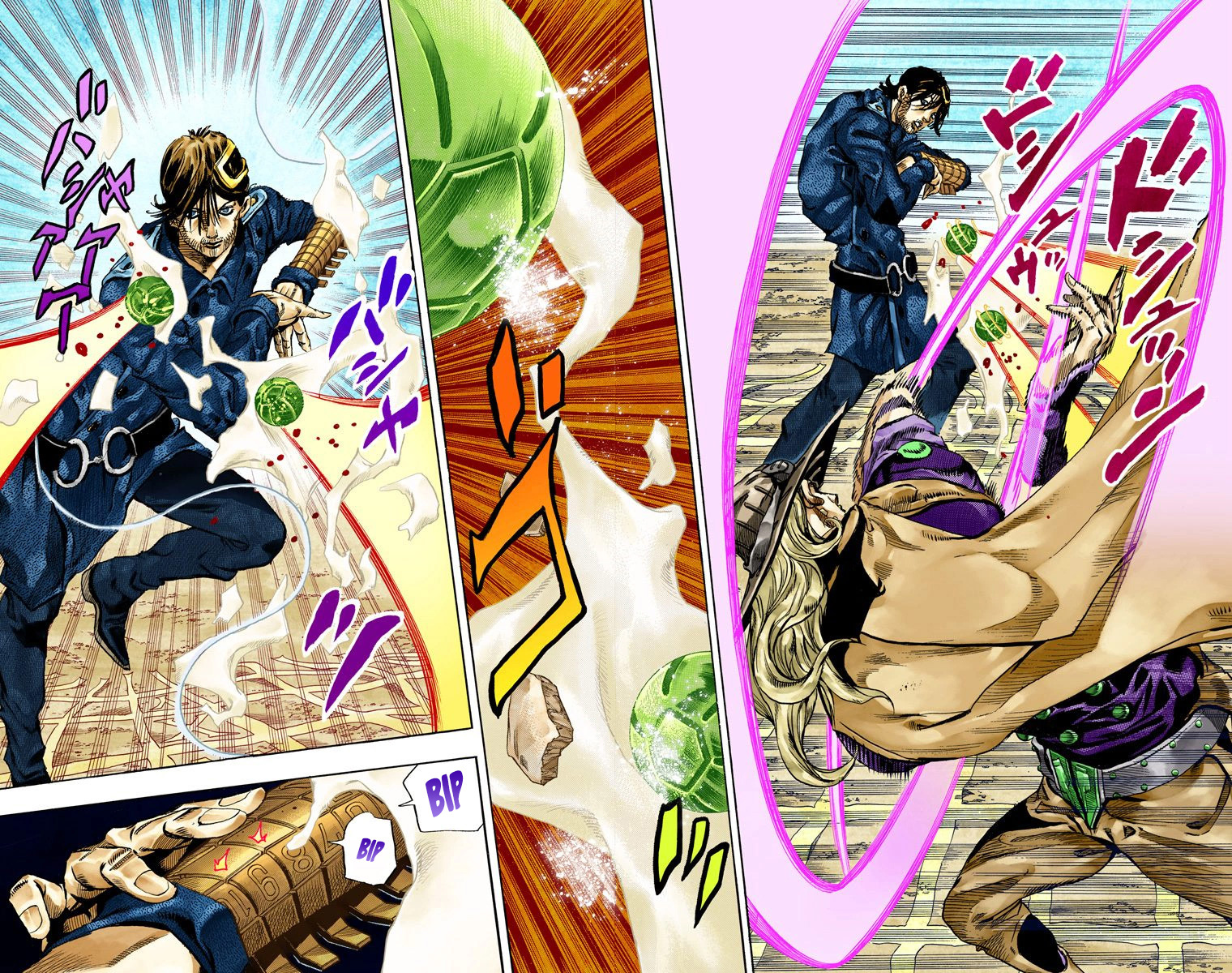 Read JoJo_s Bizarre Adventure Part 7 Steel Ball Run Official Colored FR Manga Online