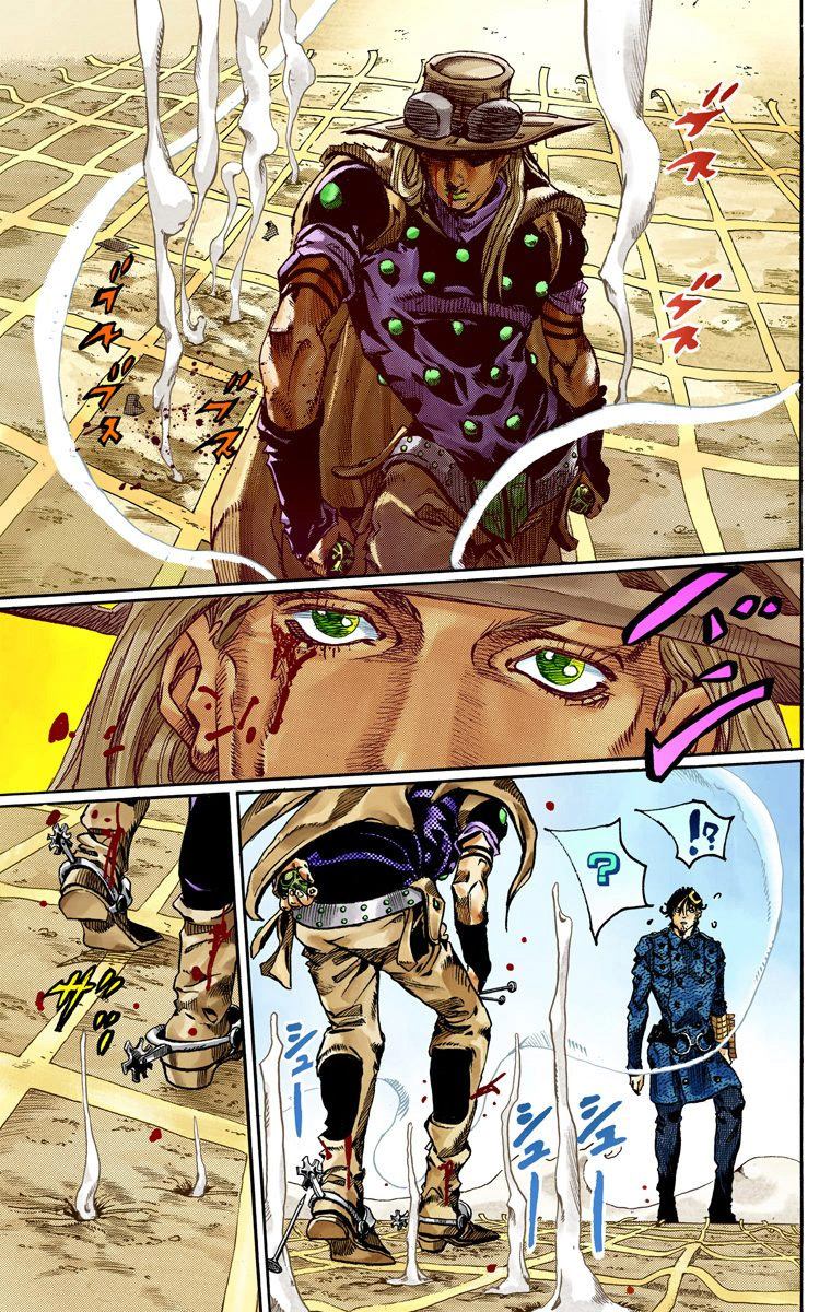 Read JoJo_s Bizarre Adventure Part 7 Steel Ball Run Official Colored FR Manga Online