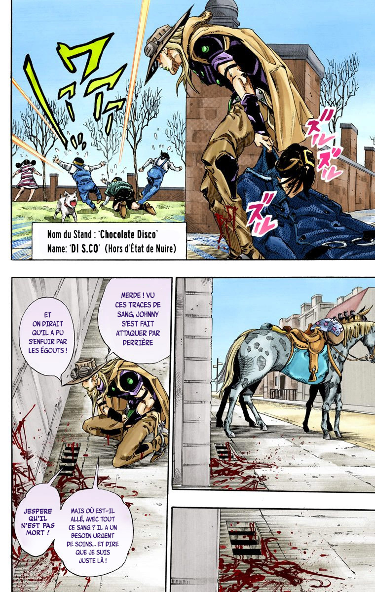 Read JoJo_s Bizarre Adventure Part 7 Steel Ball Run Official Colored FR Manga Online