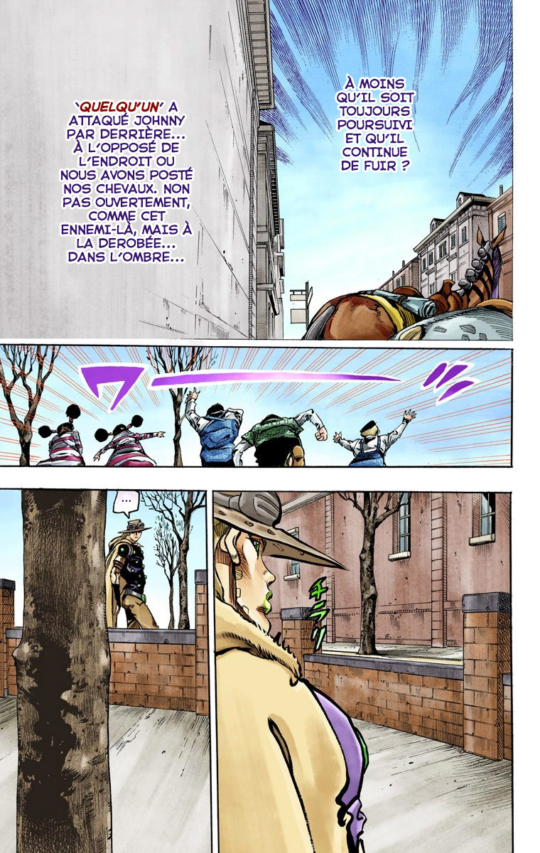 Read JoJo_s Bizarre Adventure Part 7 Steel Ball Run Official Colored FR Manga Online