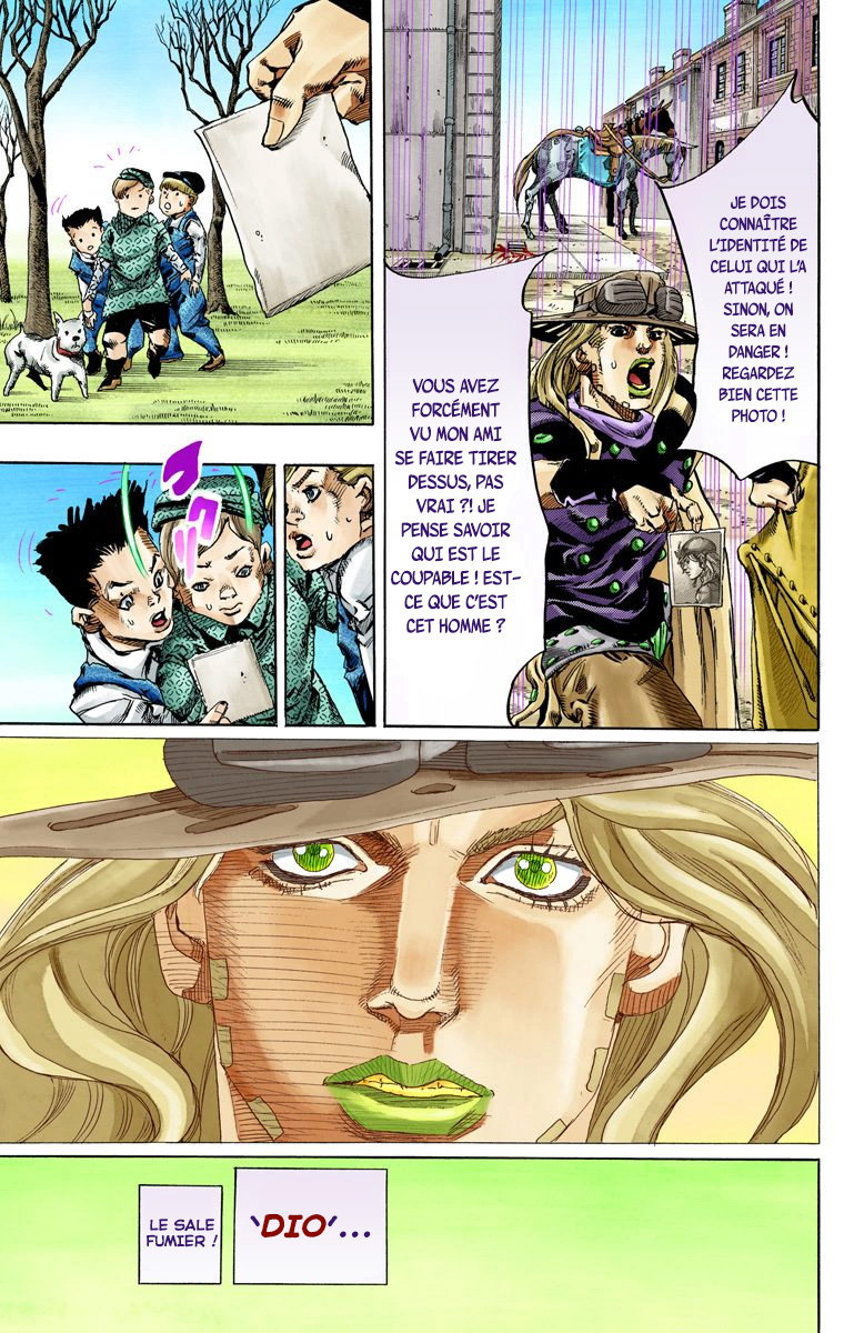 Read JoJo_s Bizarre Adventure Part 7 Steel Ball Run Official Colored FR Manga Online