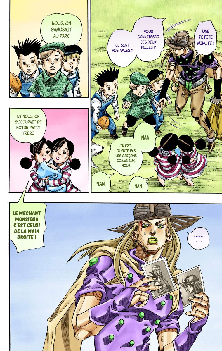 Read JoJo_s Bizarre Adventure Part 7 Steel Ball Run Official Colored FR Manga Online