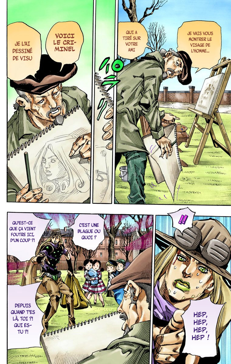 Read JoJo_s Bizarre Adventure Part 7 Steel Ball Run Official Colored FR Manga Online