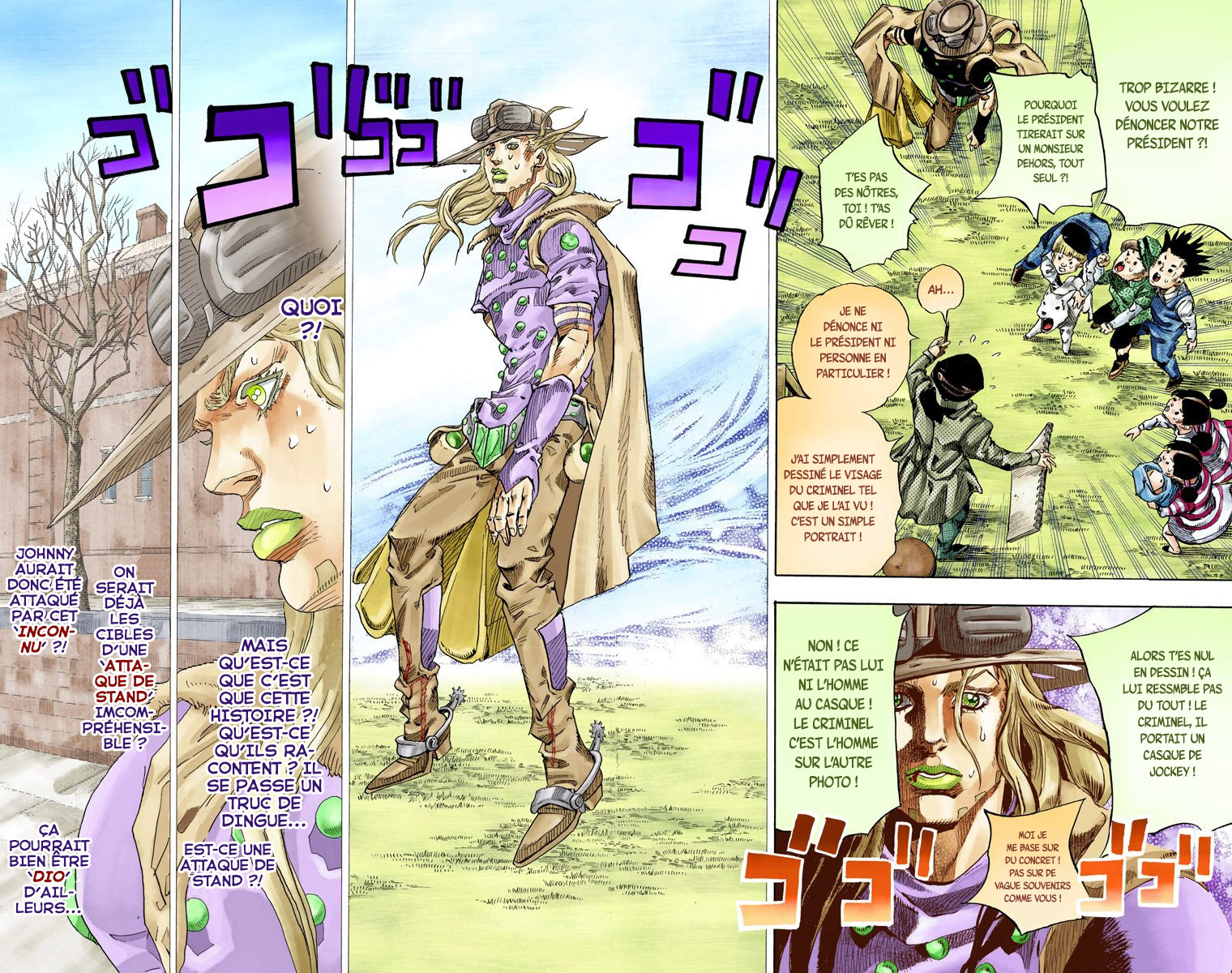 Read JoJo_s Bizarre Adventure Part 7 Steel Ball Run Official Colored FR Manga Online
