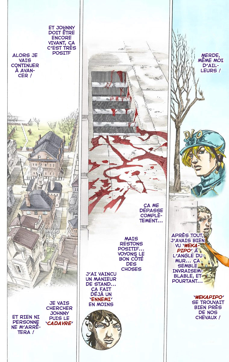 Read JoJo_s Bizarre Adventure Part 7 Steel Ball Run Official Colored FR Manga Online