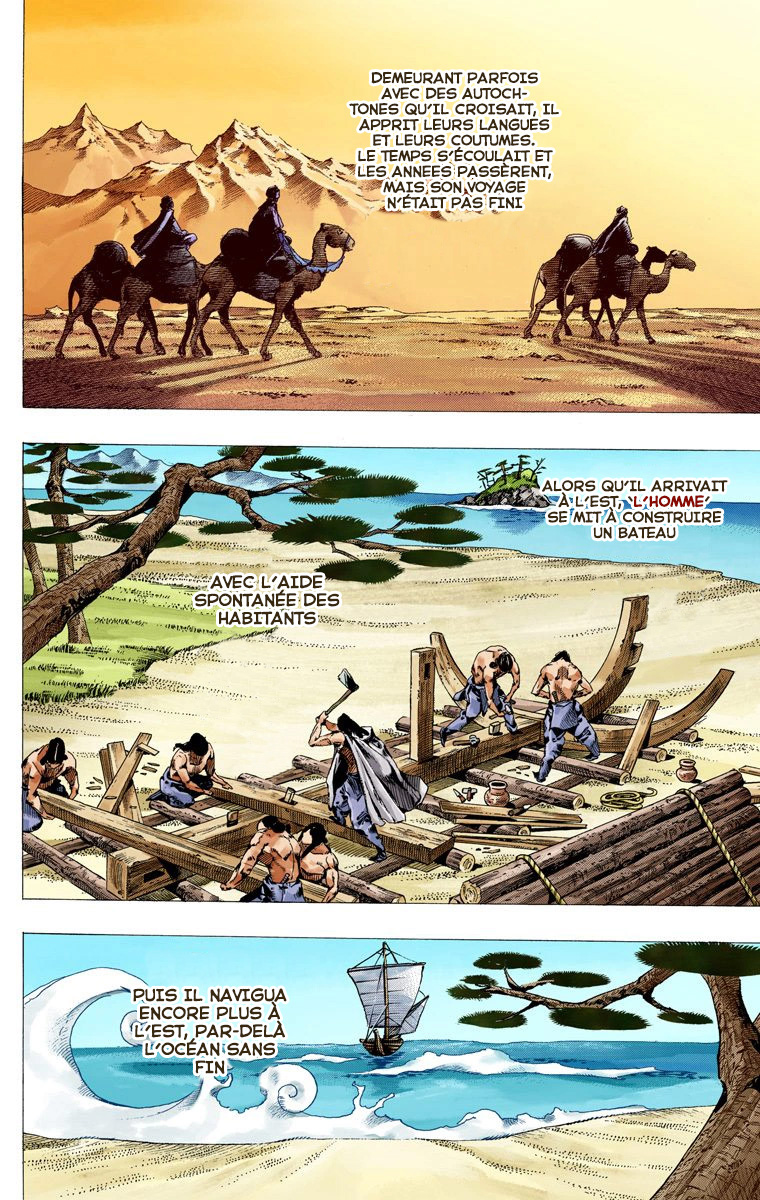 Read JoJo_s Bizarre Adventure Part 7 Steel Ball Run Official Colored FR Manga Online