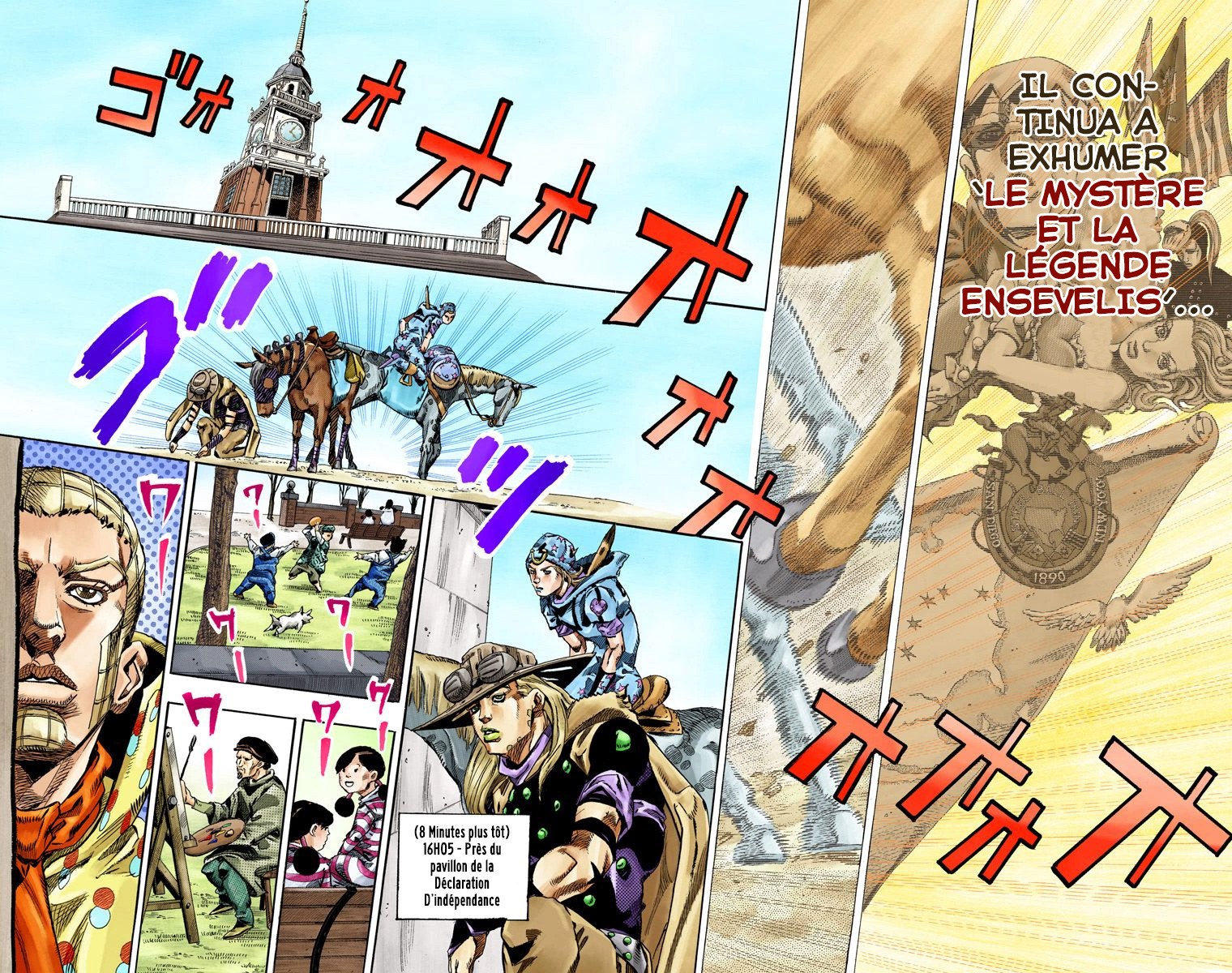 Read JoJo_s Bizarre Adventure Part 7 Steel Ball Run Official Colored FR Manga Online