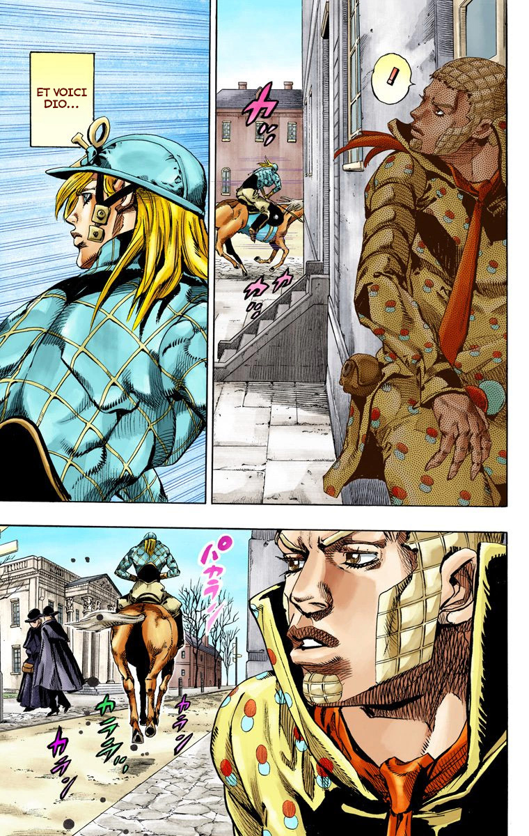 Read JoJo_s Bizarre Adventure Part 7 Steel Ball Run Official Colored FR Manga Online