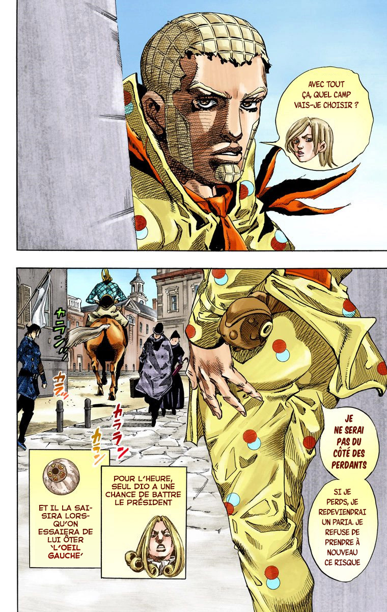 Read JoJo_s Bizarre Adventure Part 7 Steel Ball Run Official Colored FR Manga Online