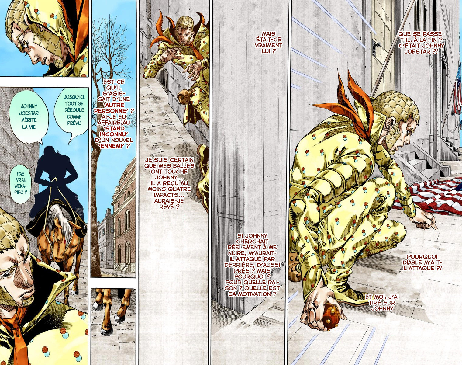 Read JoJo_s Bizarre Adventure Part 7 Steel Ball Run Official Colored FR Manga Online