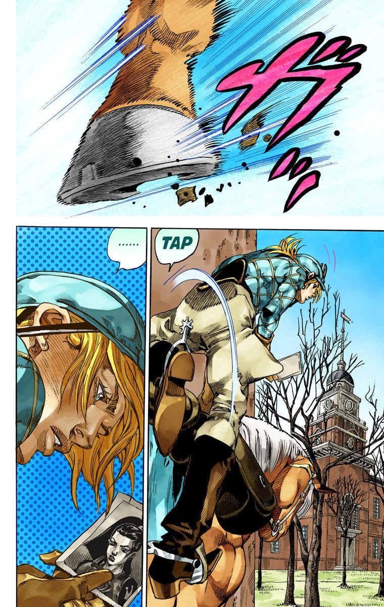 Read JoJo_s Bizarre Adventure Part 7 Steel Ball Run Official Colored FR Manga Online