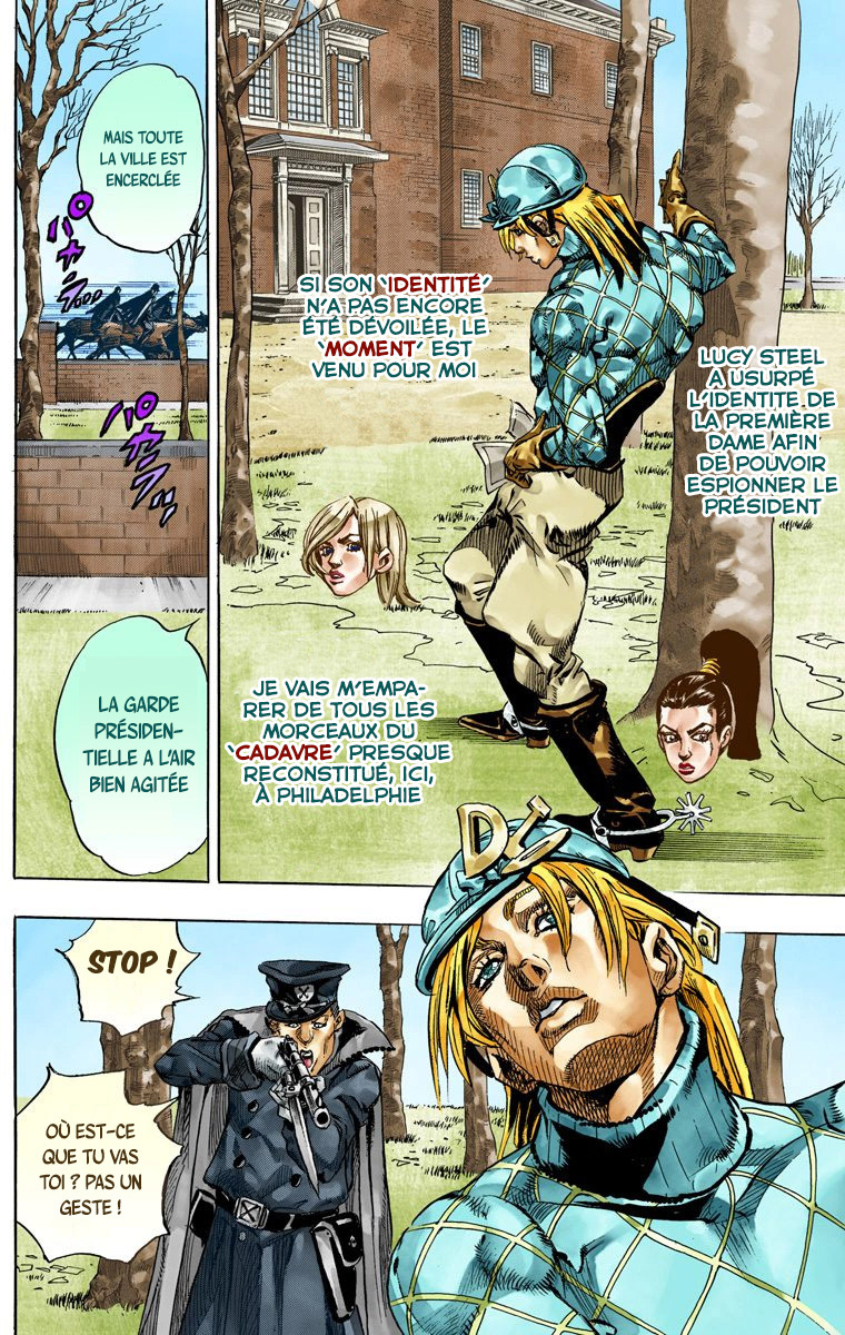 Read JoJo_s Bizarre Adventure Part 7 Steel Ball Run Official Colored FR Manga Online