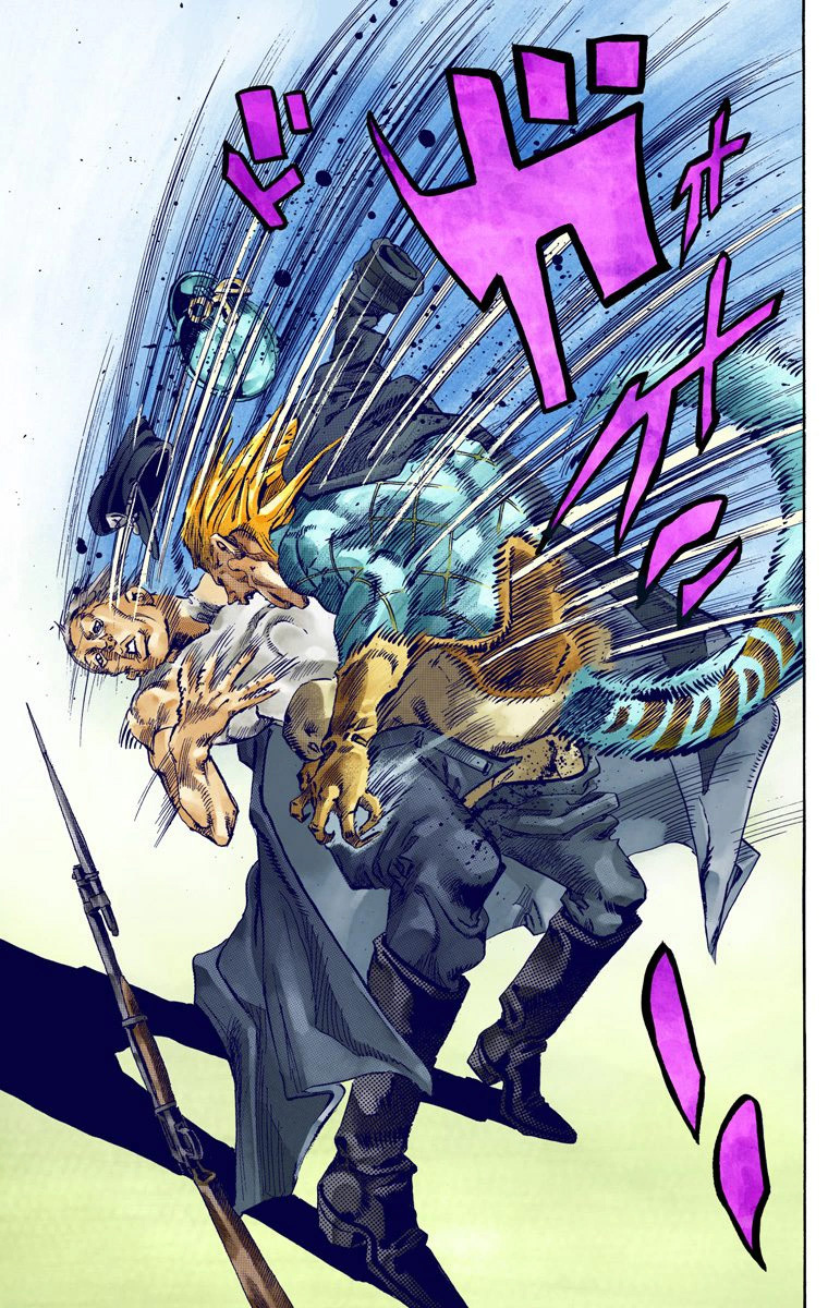 Read JoJo_s Bizarre Adventure Part 7 Steel Ball Run Official Colored FR Manga Online