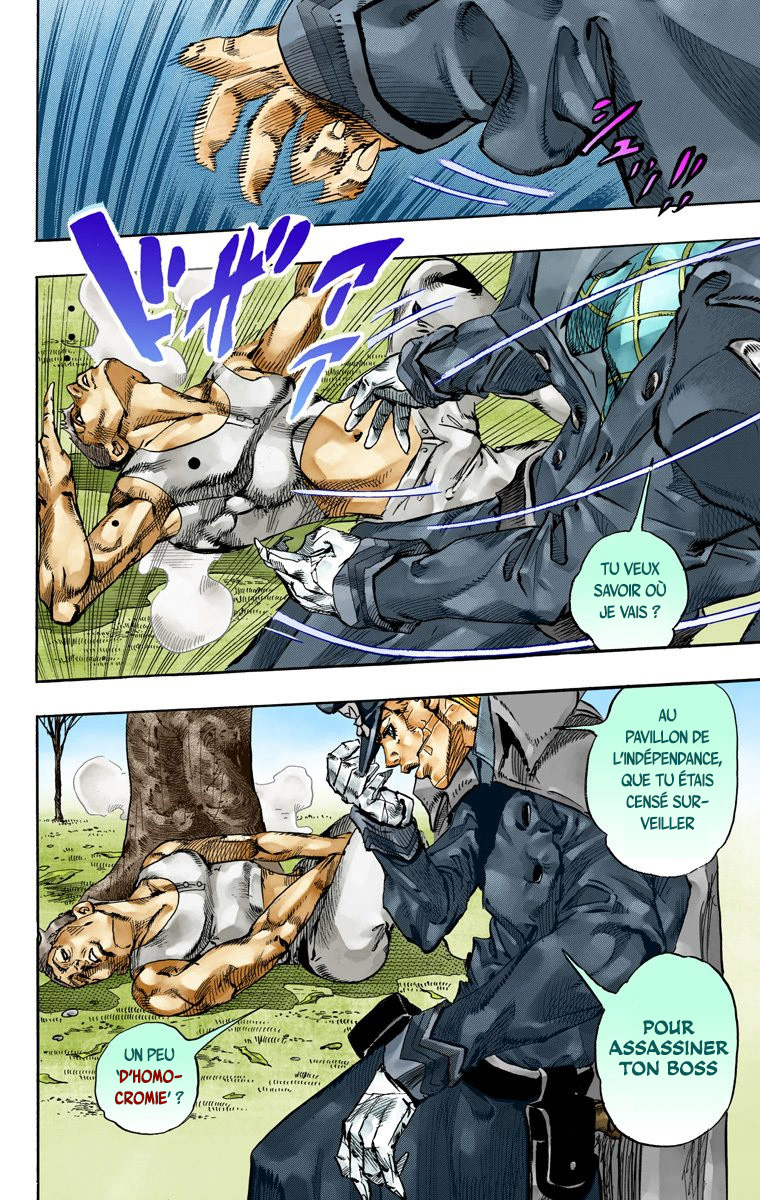 Read JoJo_s Bizarre Adventure Part 7 Steel Ball Run Official Colored FR Manga Online