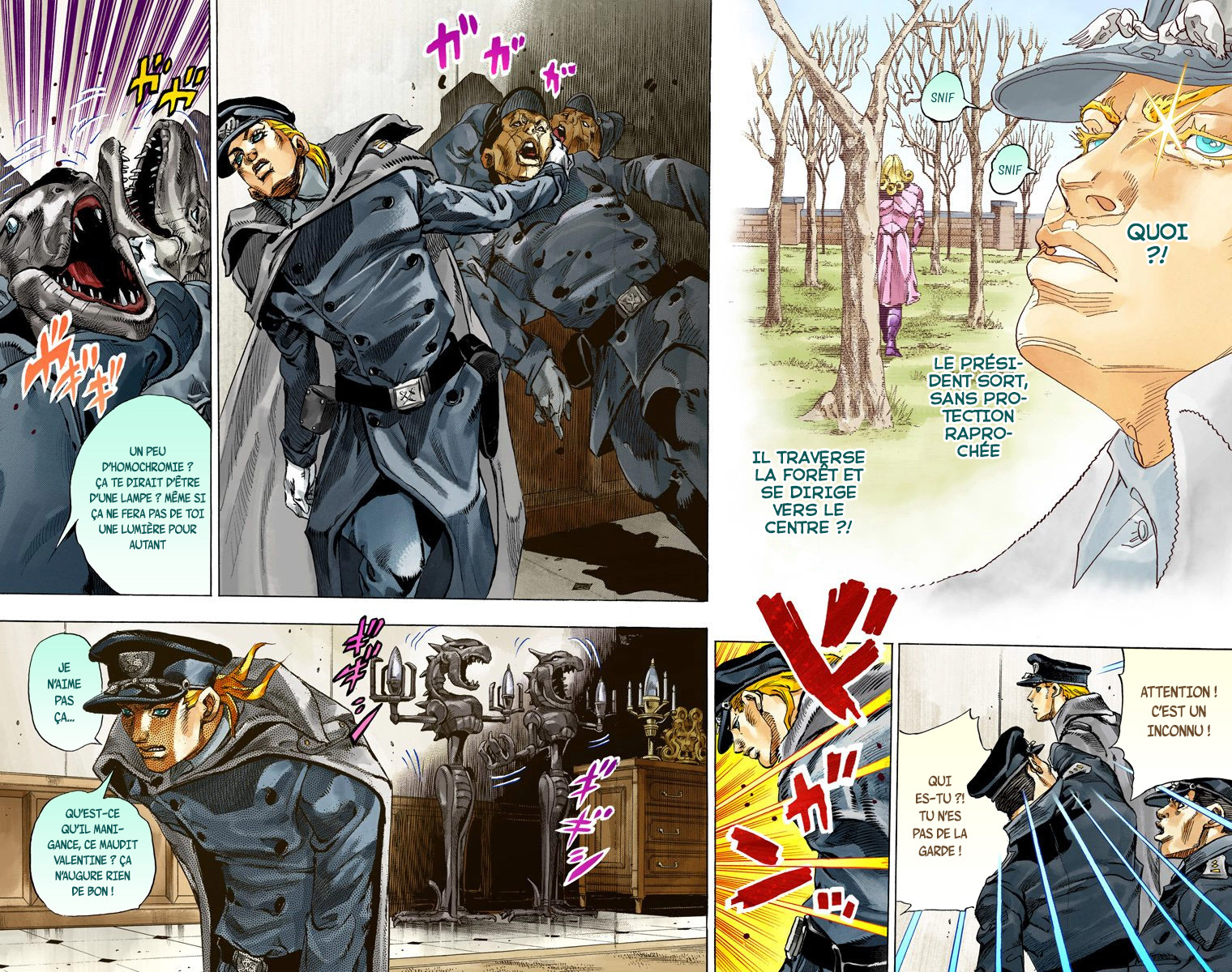 Read JoJo_s Bizarre Adventure Part 7 Steel Ball Run Official Colored FR Manga Online