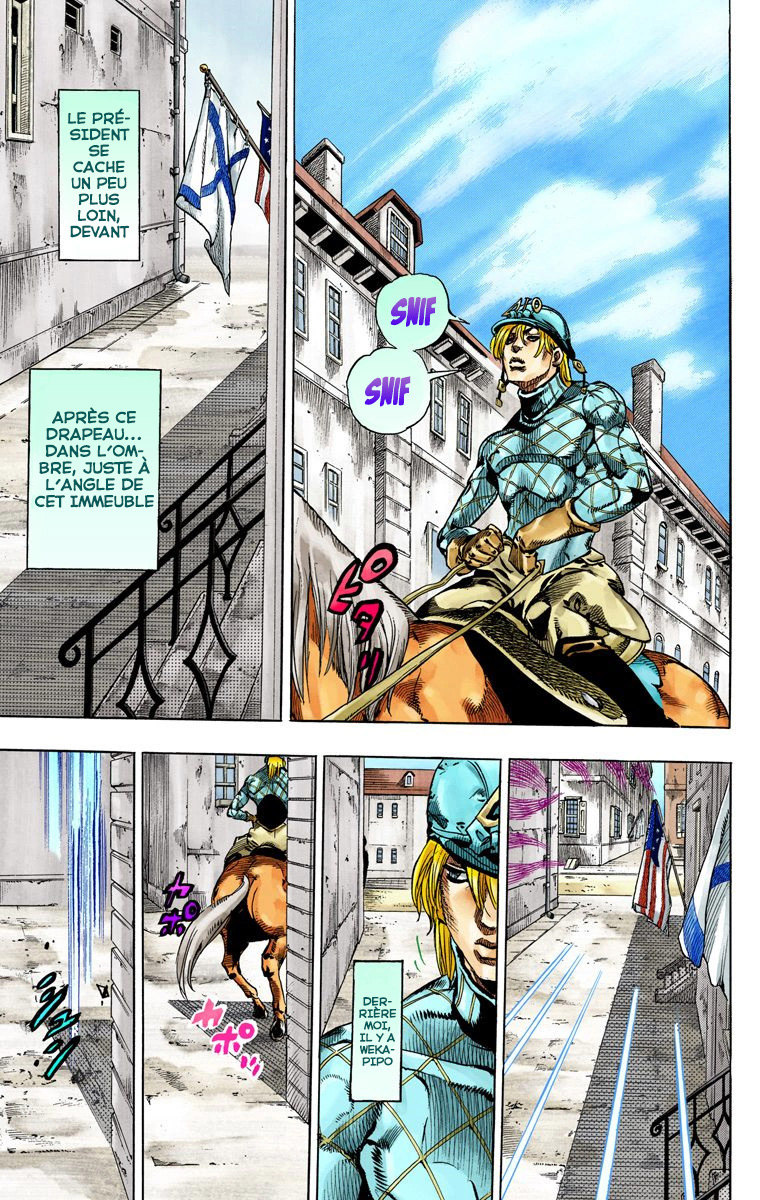 Read JoJo_s Bizarre Adventure Part 7 Steel Ball Run Official Colored FR Manga Online