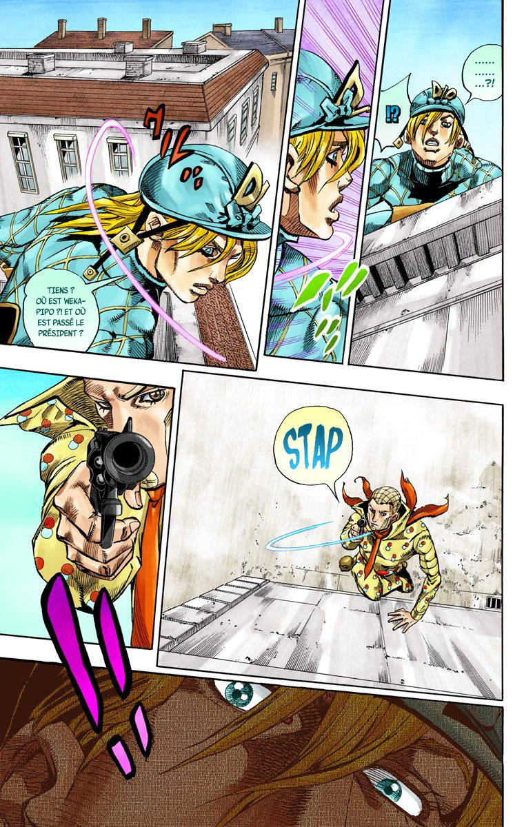 Read JoJo_s Bizarre Adventure Part 7 Steel Ball Run Official Colored FR Manga Online