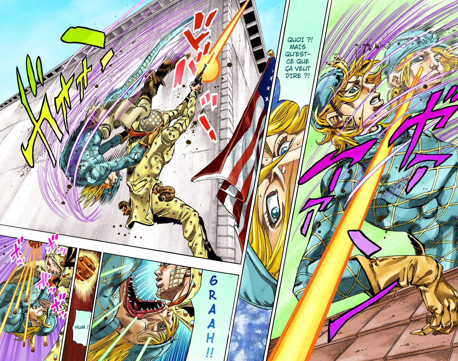 Read JoJo_s Bizarre Adventure Part 7 Steel Ball Run Official Colored FR Manga Online