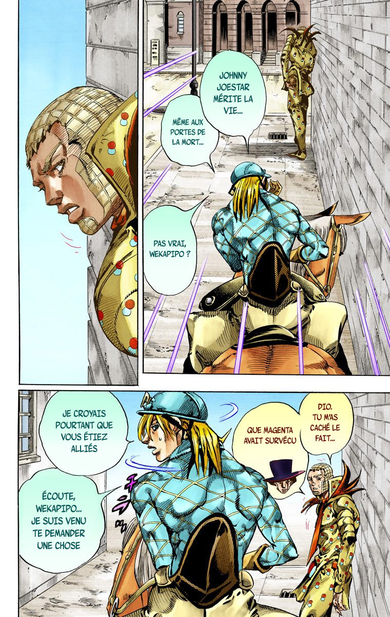Read JoJo_s Bizarre Adventure Part 7 Steel Ball Run Official Colored FR Manga Online