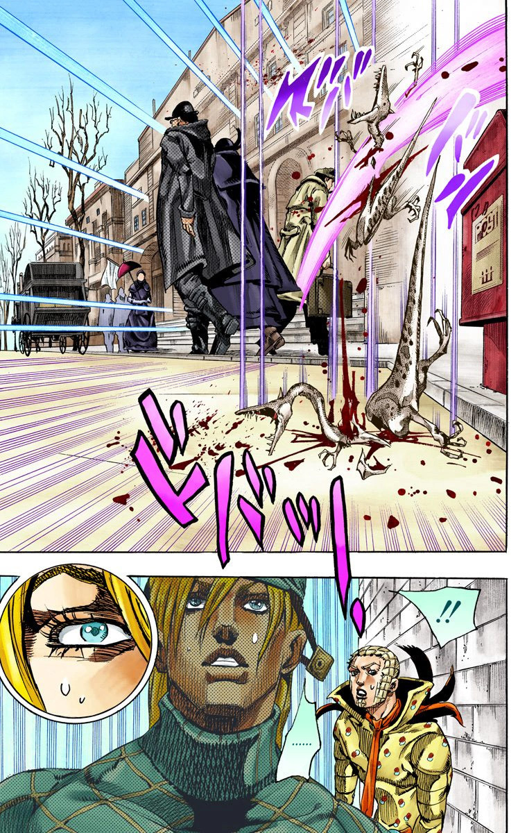Read JoJo_s Bizarre Adventure Part 7 Steel Ball Run Official Colored FR Manga Online