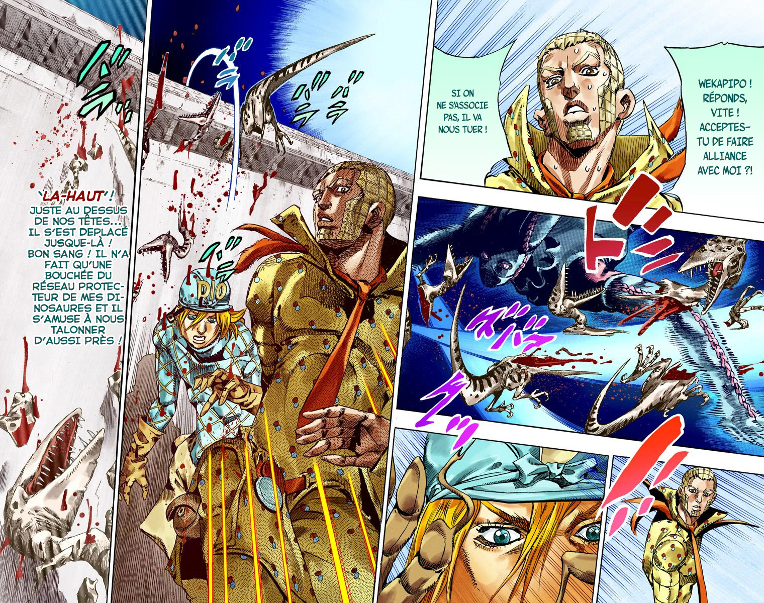 Read JoJo_s Bizarre Adventure Part 7 Steel Ball Run Official Colored FR Manga Online