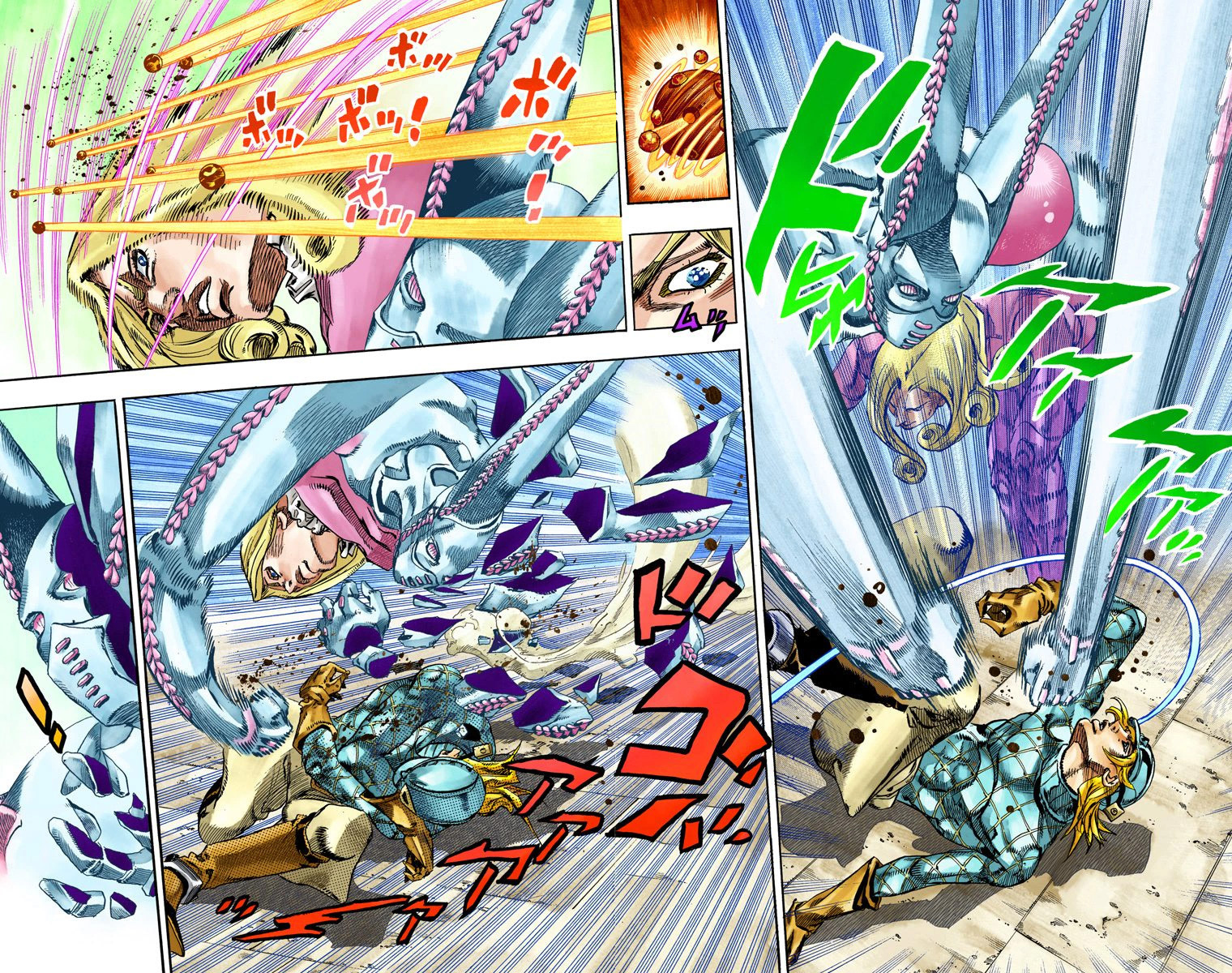 Read JoJo_s Bizarre Adventure Part 7 Steel Ball Run Official Colored FR Manga Online