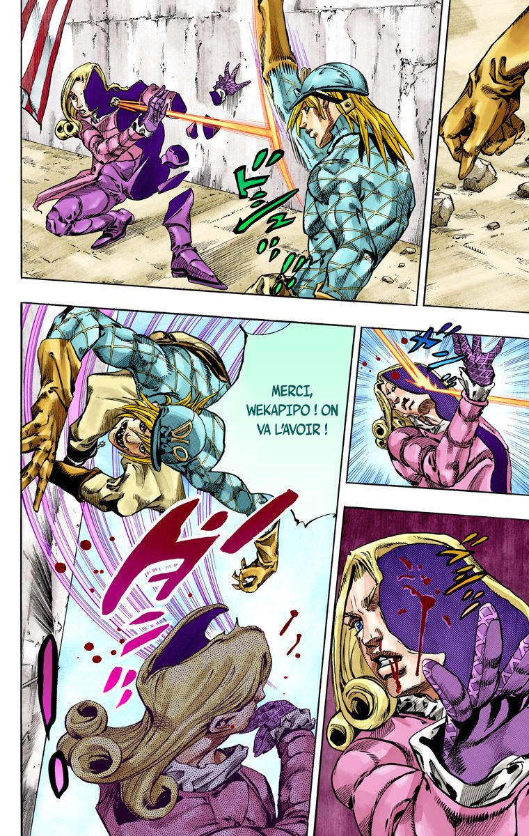 Read JoJo_s Bizarre Adventure Part 7 Steel Ball Run Official Colored FR Manga Online