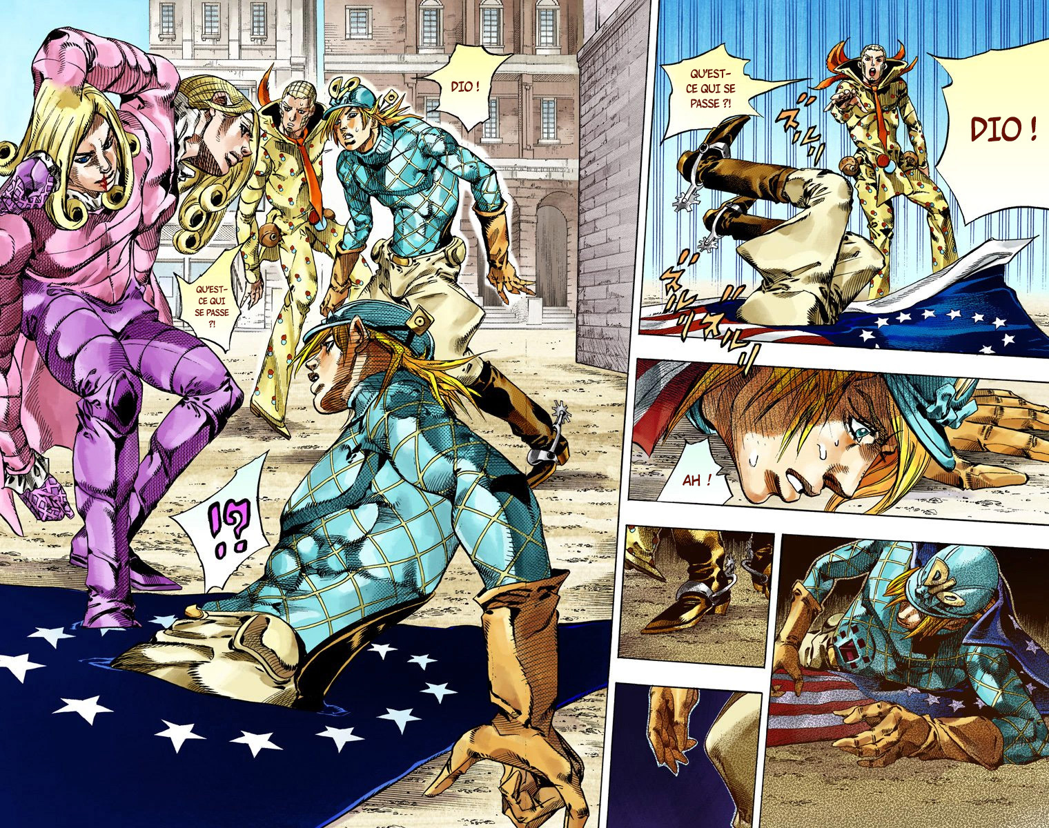 Read JoJo_s Bizarre Adventure Part 7 Steel Ball Run Official Colored FR Manga Online
