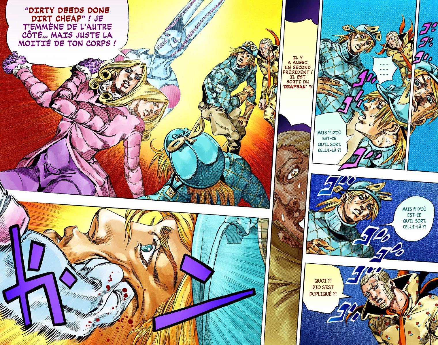 Read JoJo_s Bizarre Adventure Part 7 Steel Ball Run Official Colored FR Manga Online